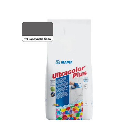 MAPEI ULTRACOLOR PLUS 119 - LONDÝNSKA ŠEDÁ 2KG