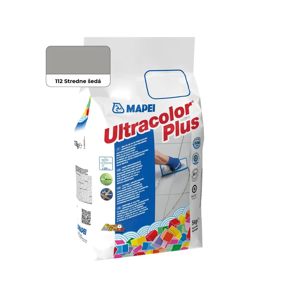 MAPEI ULTRACOLOR PLUS 112 - STREDNE ŠEDÁ 5KG