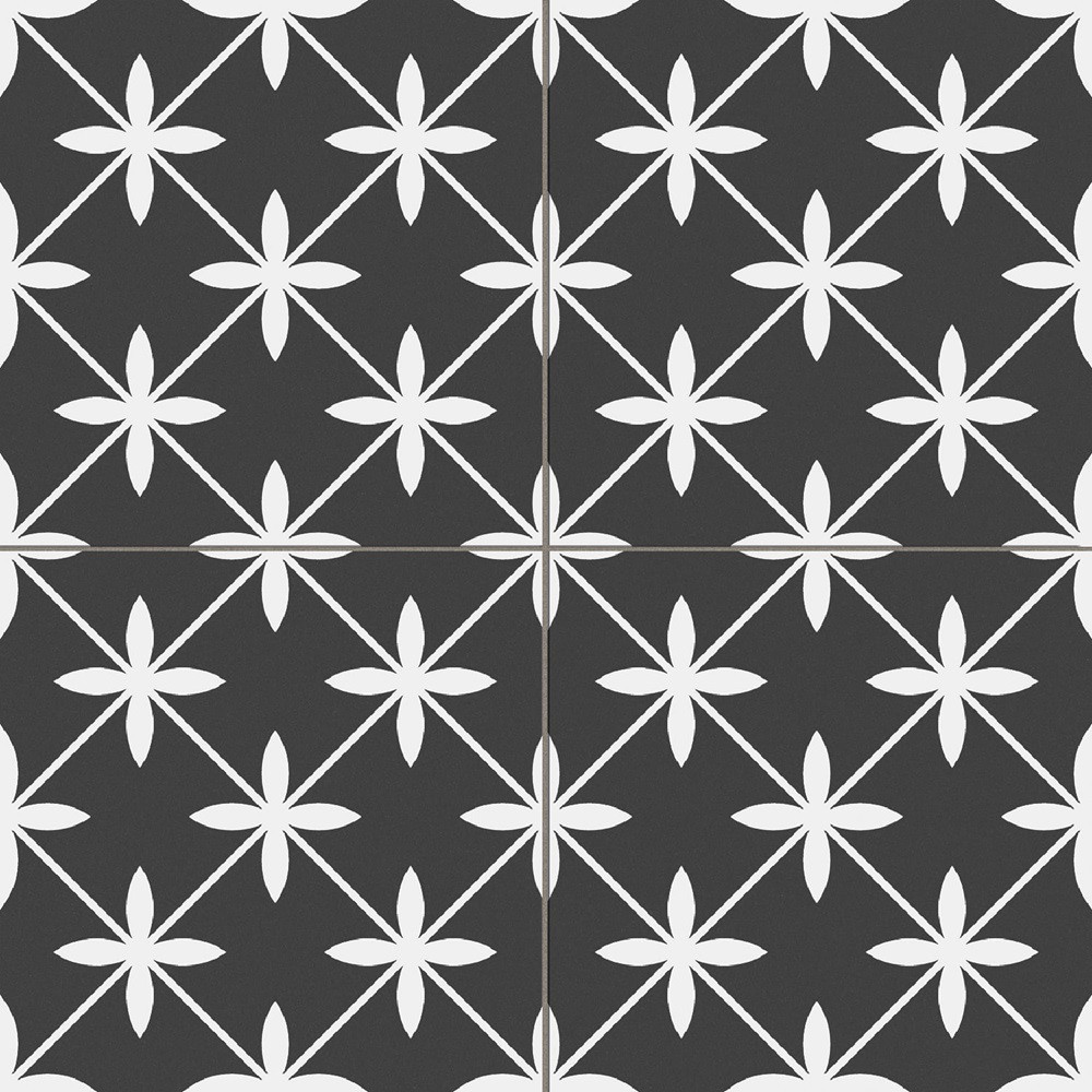 STAR BLACK 45x45 | DESKOT TRADE | Obklady a dlažby