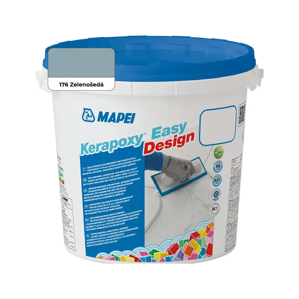 MAPEI KERAPOXY EASY DESIGN 176 - ZELENOŠEDÁ 3KG